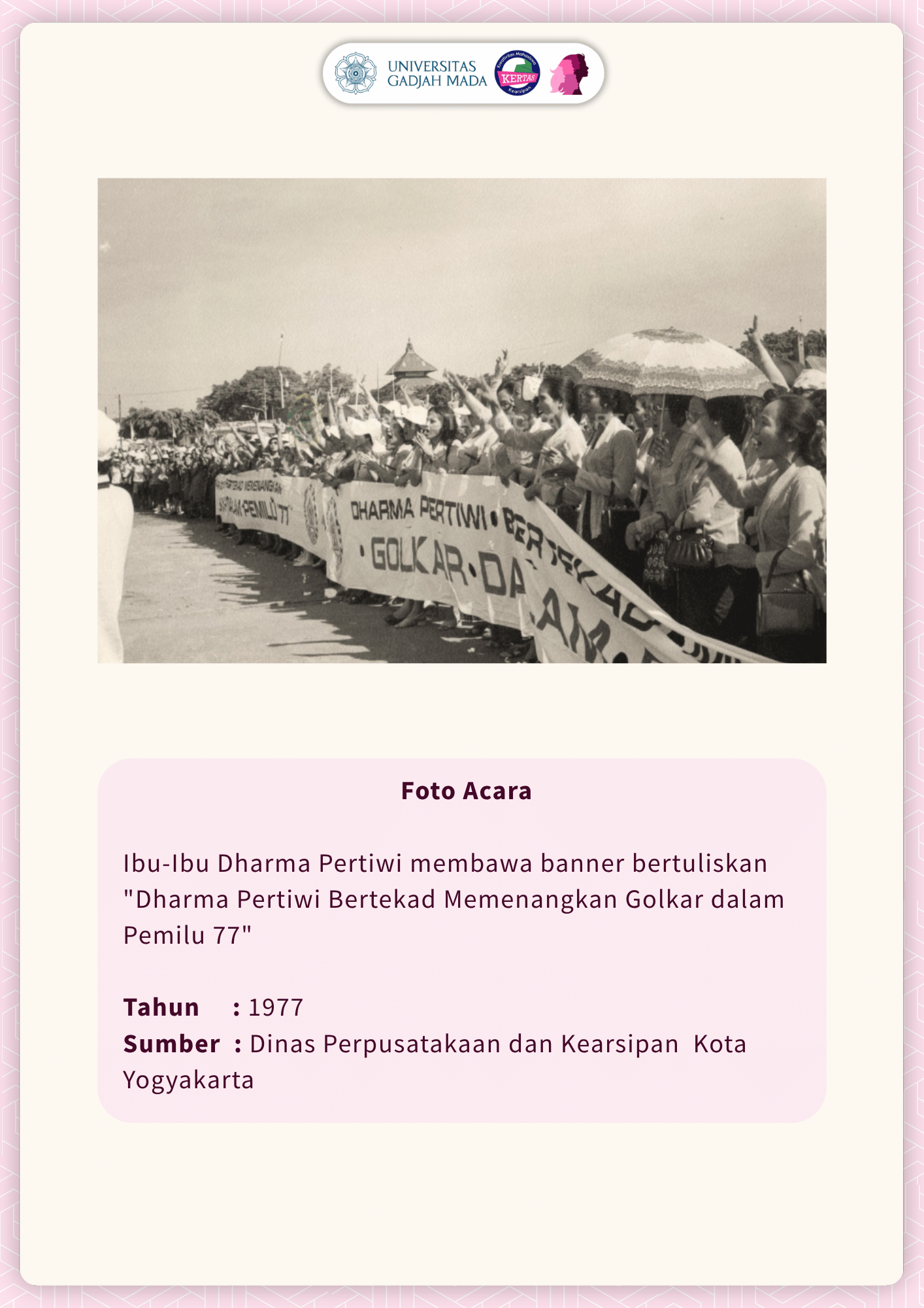 PARTISIPASI PEREMPUAN DALAM ORGANISASI AKAR RUMPUT