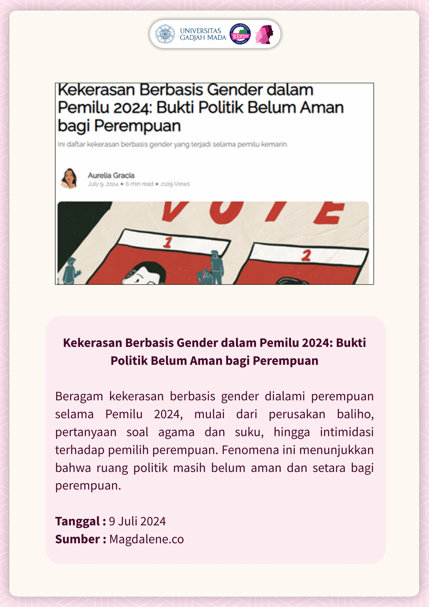 Polemik Keterwakilan Politik