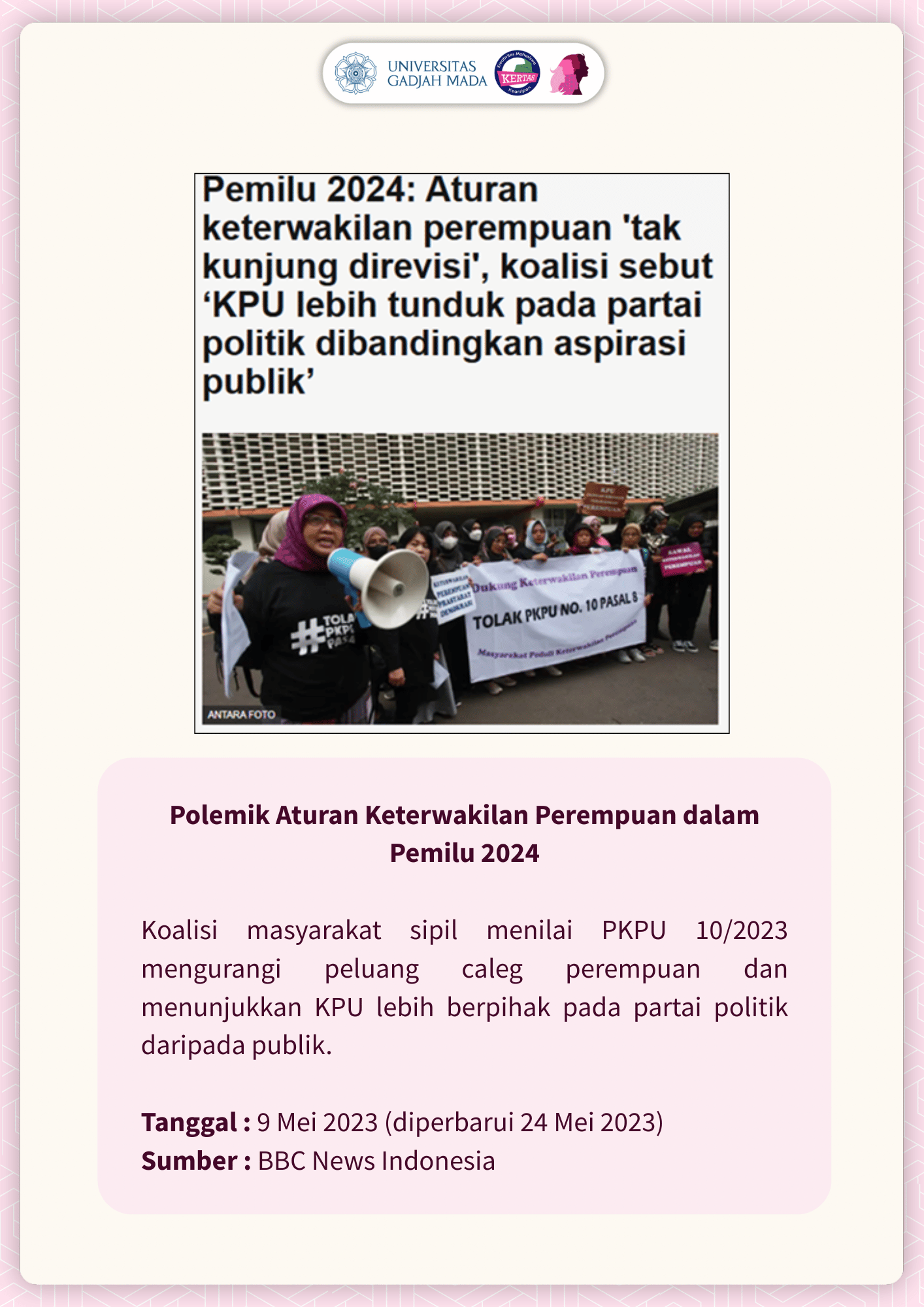 Polemik Keterwakilan Politik