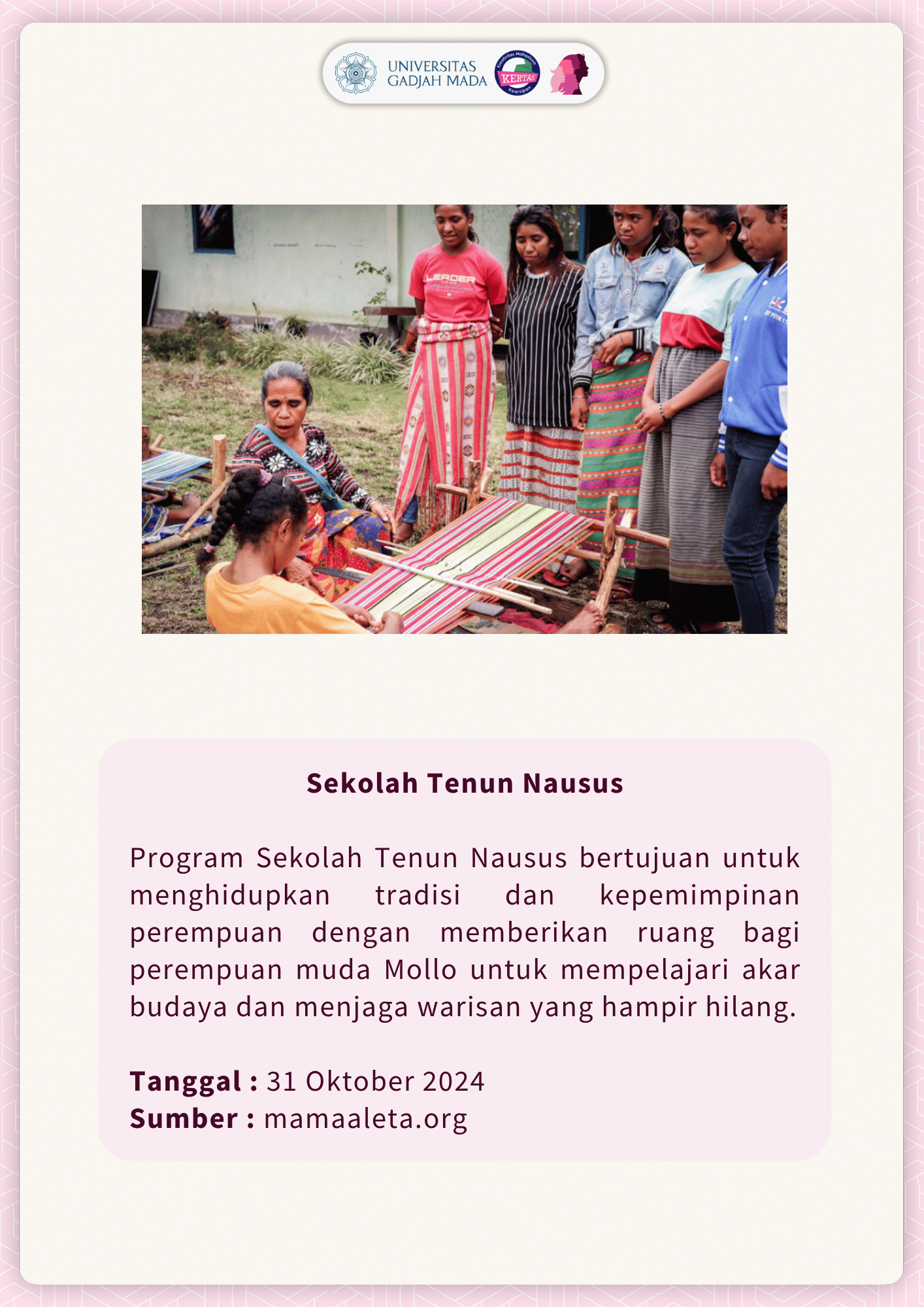 PARTISIPASI PEREMPUAN DALAM ORGANISASI AKAR RUMPUT