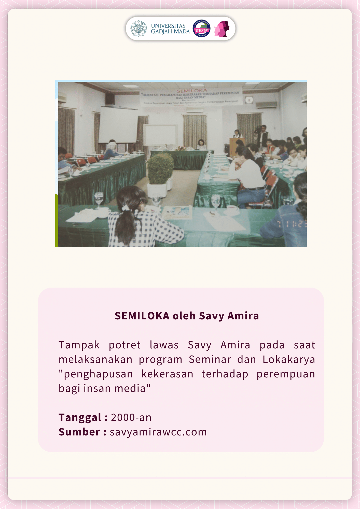 PARTISIPASI PEREMPUAN DALAM ORGANISASI AKAR RUMPUT